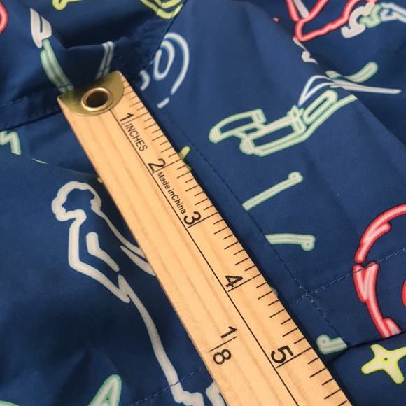 Chubbies Swim Trunks Mens XL Blue Star Wars Themed Shorts Lined Pockets Beach - Picture 9 of 9